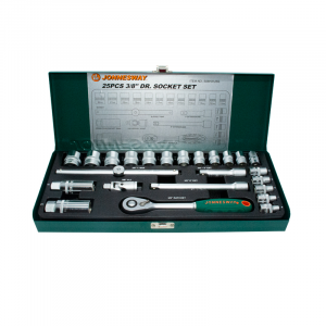 JUEGO DADOS Y PALANCA 3/8″ – 6PT (25 PIEZAS) JONNESWAY